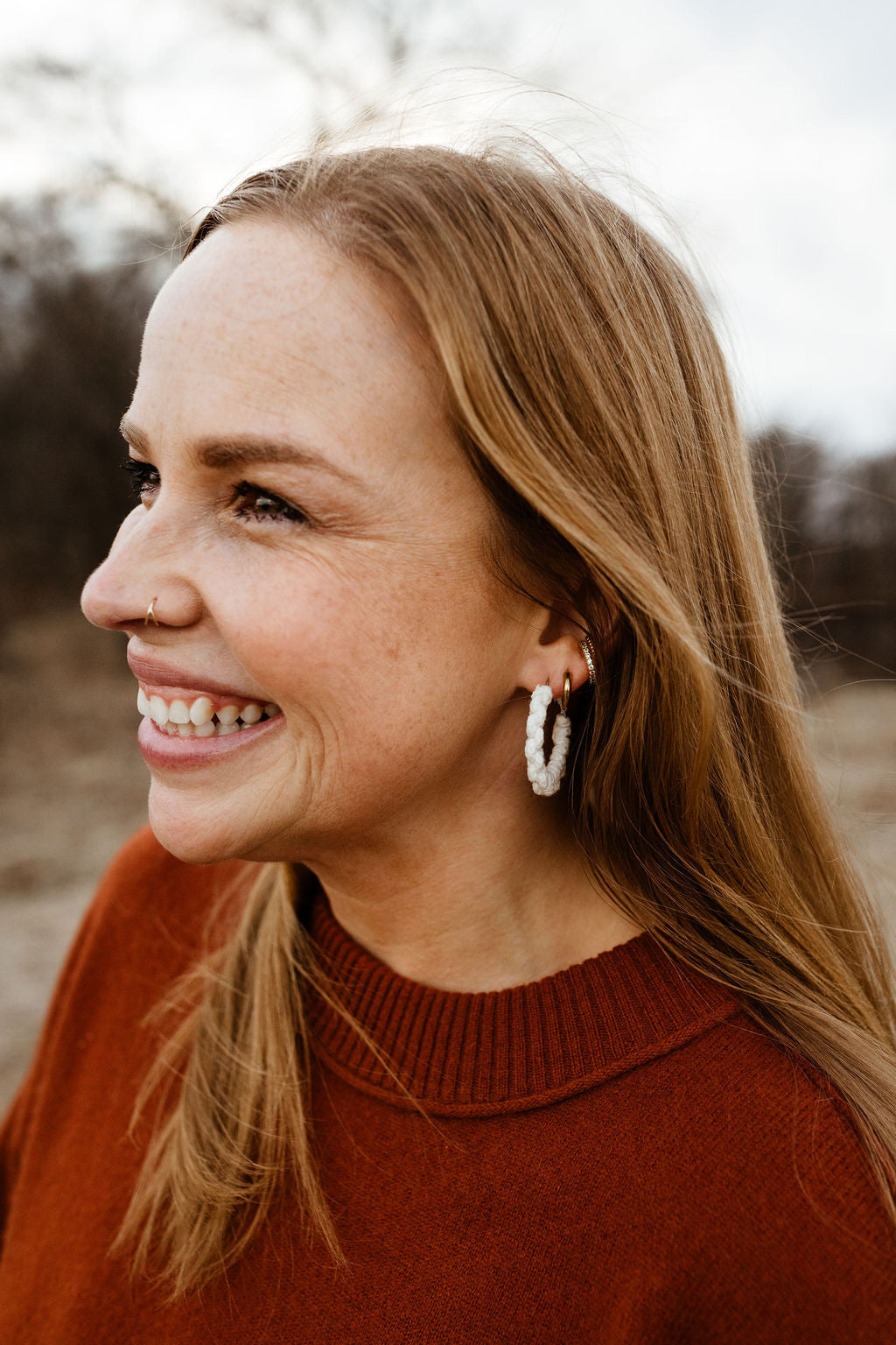 Braided Hoop Earrings